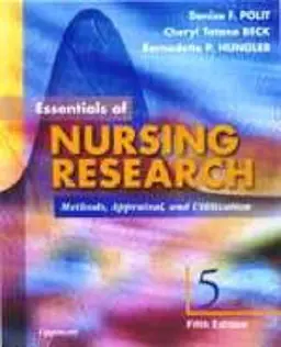 Essentials of nursing research : methods, appraisal, and utilization
