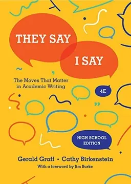 "They say / I say" : the moves that matter in academic writing