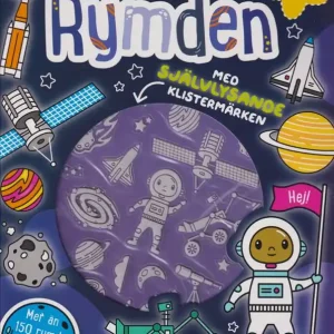 Aktivitetsbok med lysande klistermärken - Rymden