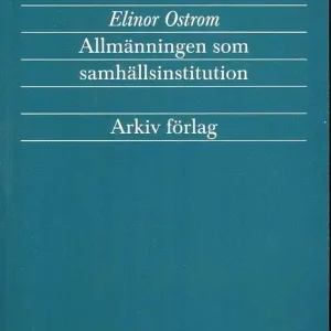 Allmänningen som samhällsinstitution