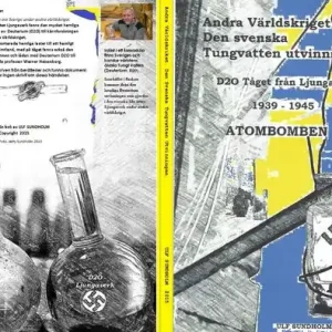 Andra världskriget 1939-1945 Atombomben : den svenska tungvattenutvinningen & svenska Svedopren Gummifabriken